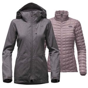 The North Face 3 in 1 thermoball parka ski jacket